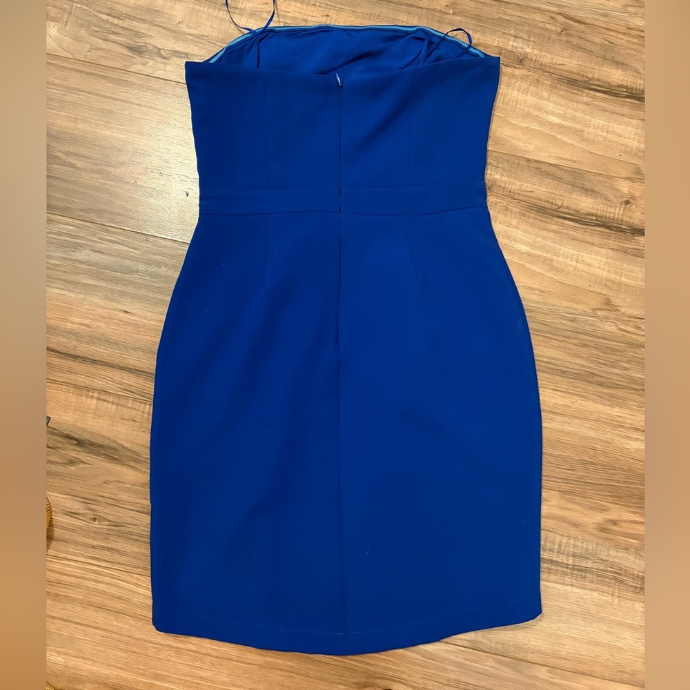 πHP π LuLuβs Royal Blue Peplum Dress πππ - Picture 7 of 9